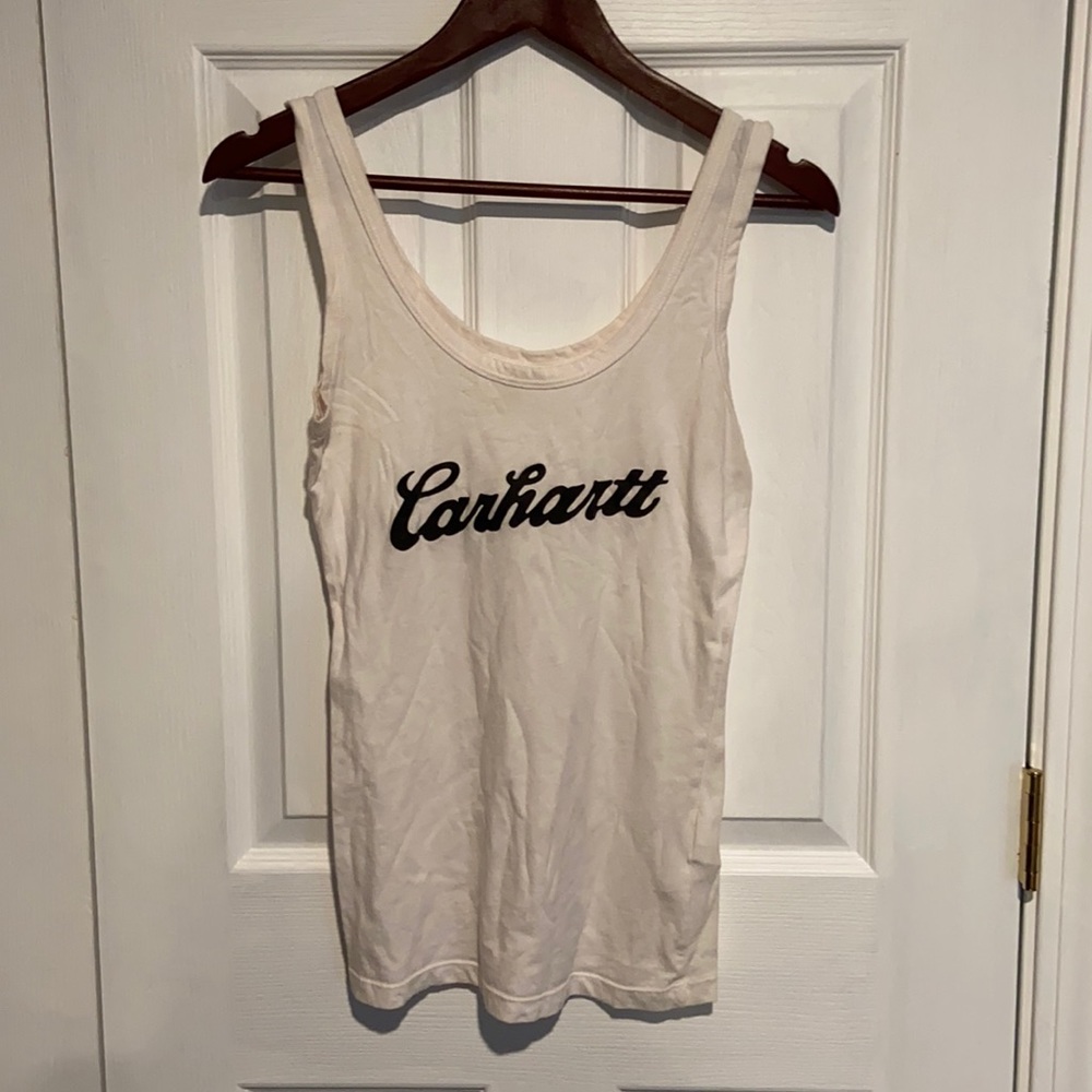 White Carhartt Tank